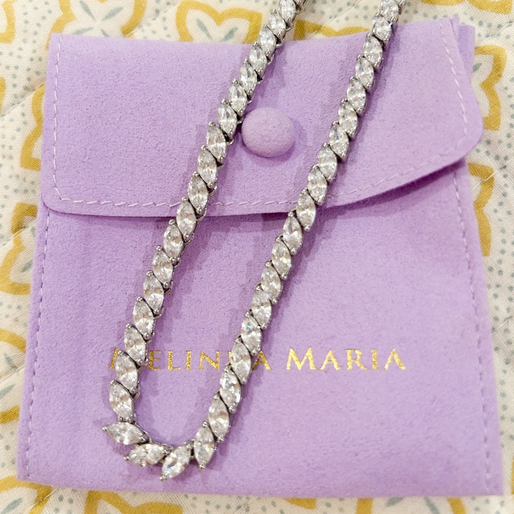 “She’s So Lucky” Melinda Maria necklace